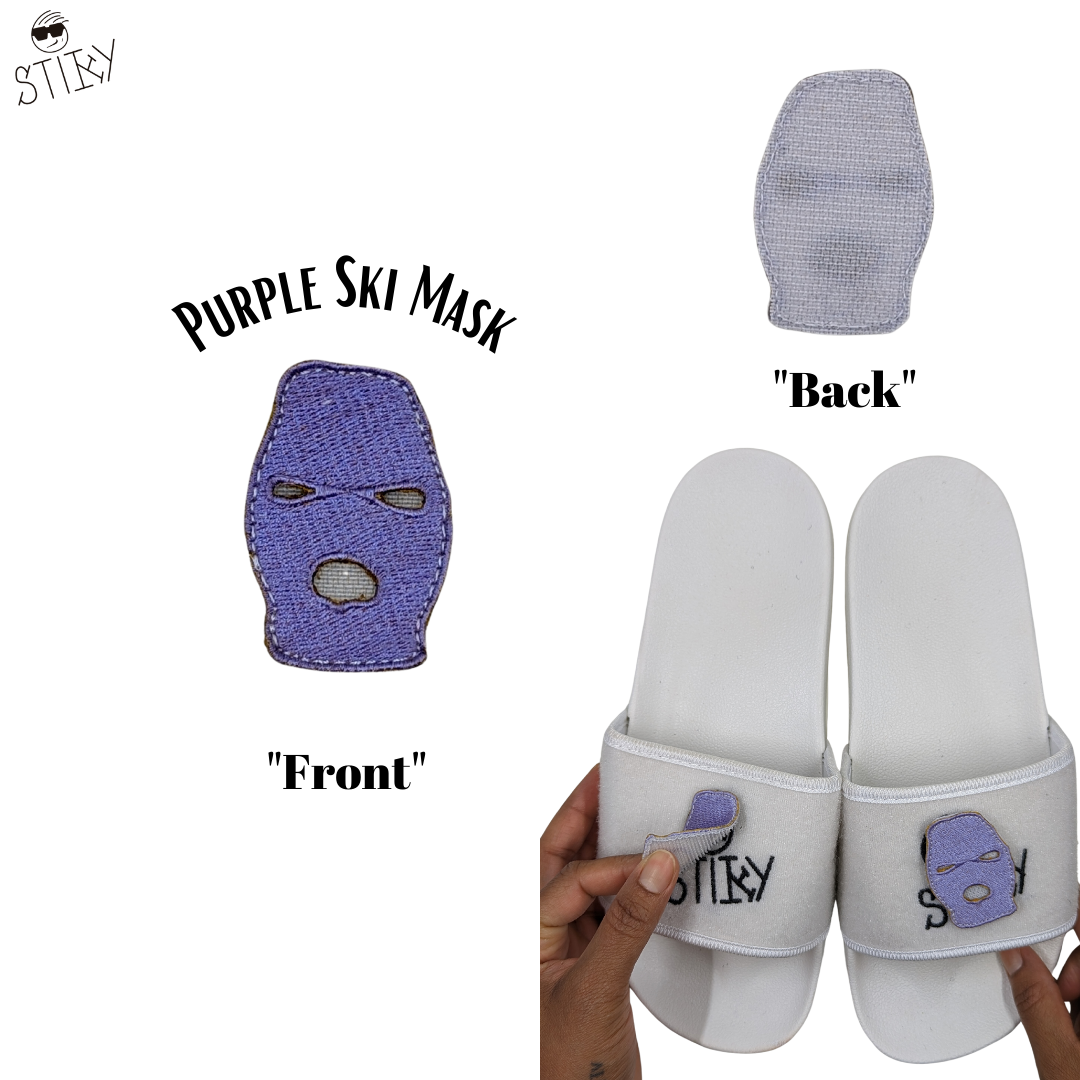 Purple Ski Mask Patch